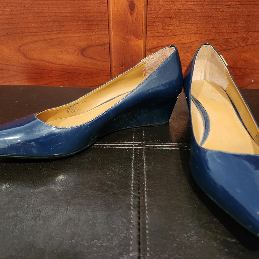 Calvin Klein patent wedge